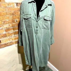 Old Navy Green Shift Dress